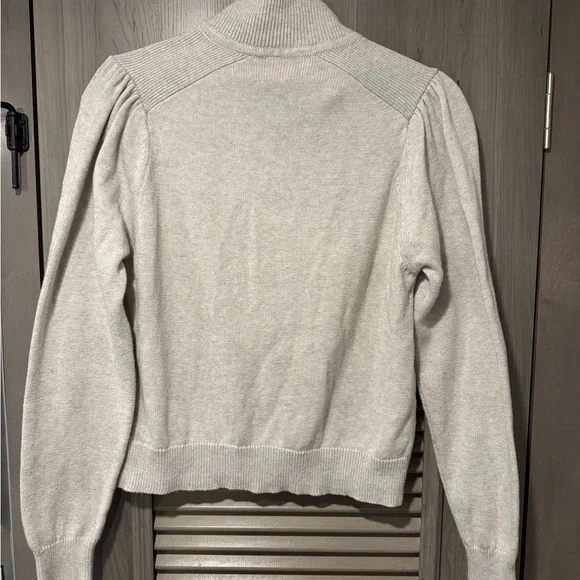 Kilte Los Angeles Gray Half-Zip Women's Sweater - Picture 2 of 9